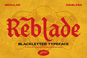 Reblade, a Blackletter Font by Artisan Themes (Thumbnail 1 of 10)