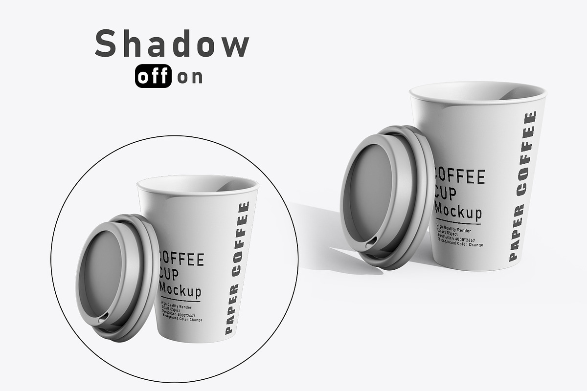Scattered Paper Cups Mockup, a Packaging Mockup by pixelmock (Photo 6 of 18)