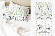 Set of watercolor flowers, a Decorative Illustration by RushkinaAntonina (Thumbnail 5 of 11)