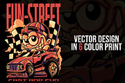 Fun-Street Illustration, a Sport Illustration by badsyxn (Thumbnail 2 of 5)