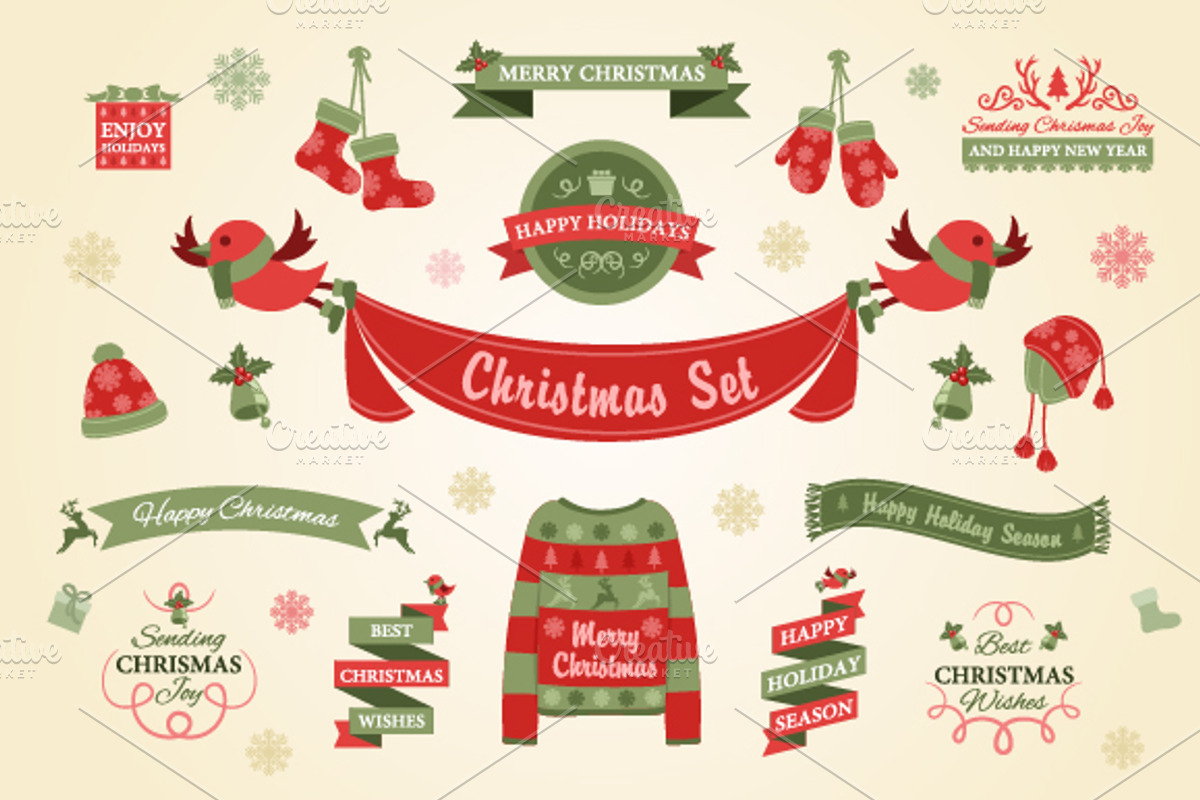 Christmas Set Collection, an Object Graphic by Rosa Puchalt (Photo 1 of 3)