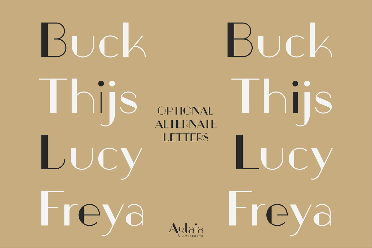 Aglaia Regular • An Elegant Font preview 6