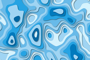 3D paper cut background, an Abstract Photo by BOOCYS