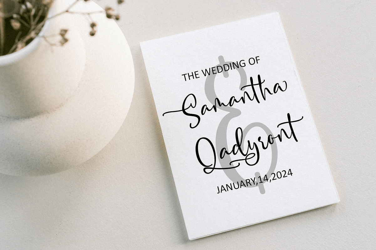 Crystally (4) Script Font off70%, a Script Font by Meutuwah (Photo 2 of 8)
