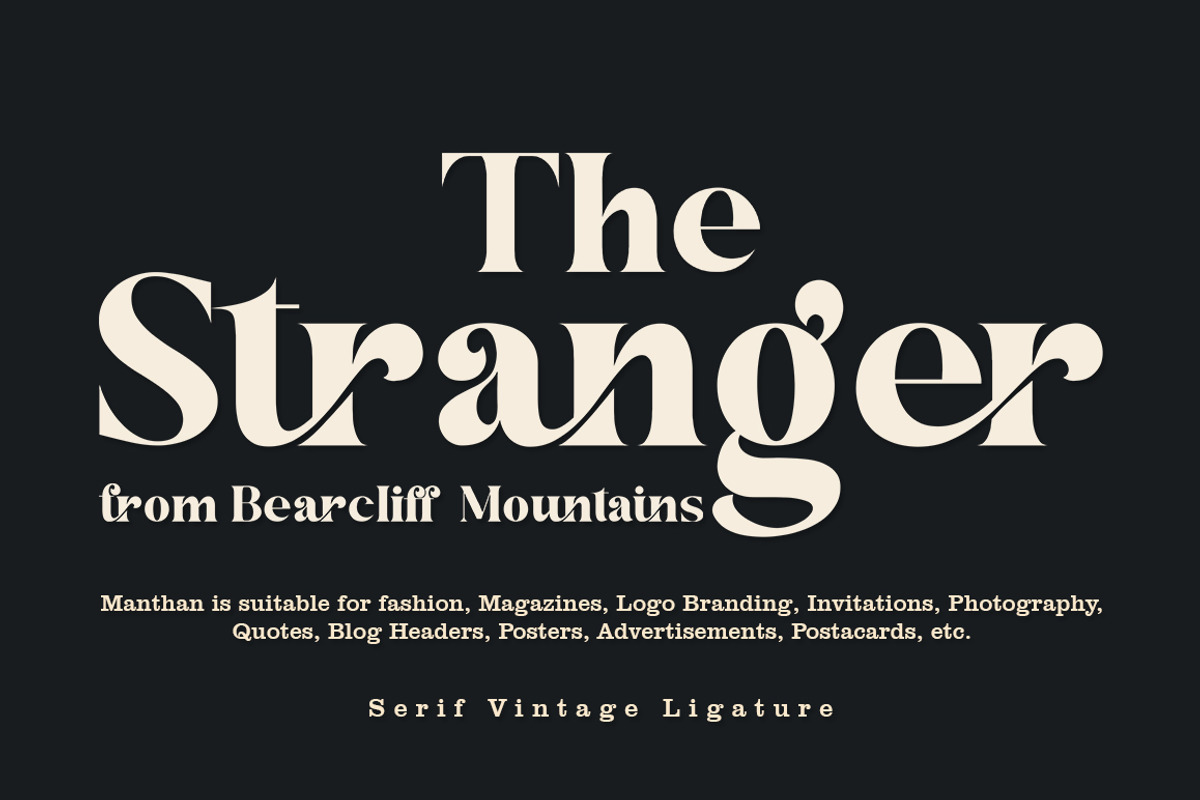 Manthan - Ligature Spesial, a Serif Font by IRF Lab Studio (Photo 6 of 9)