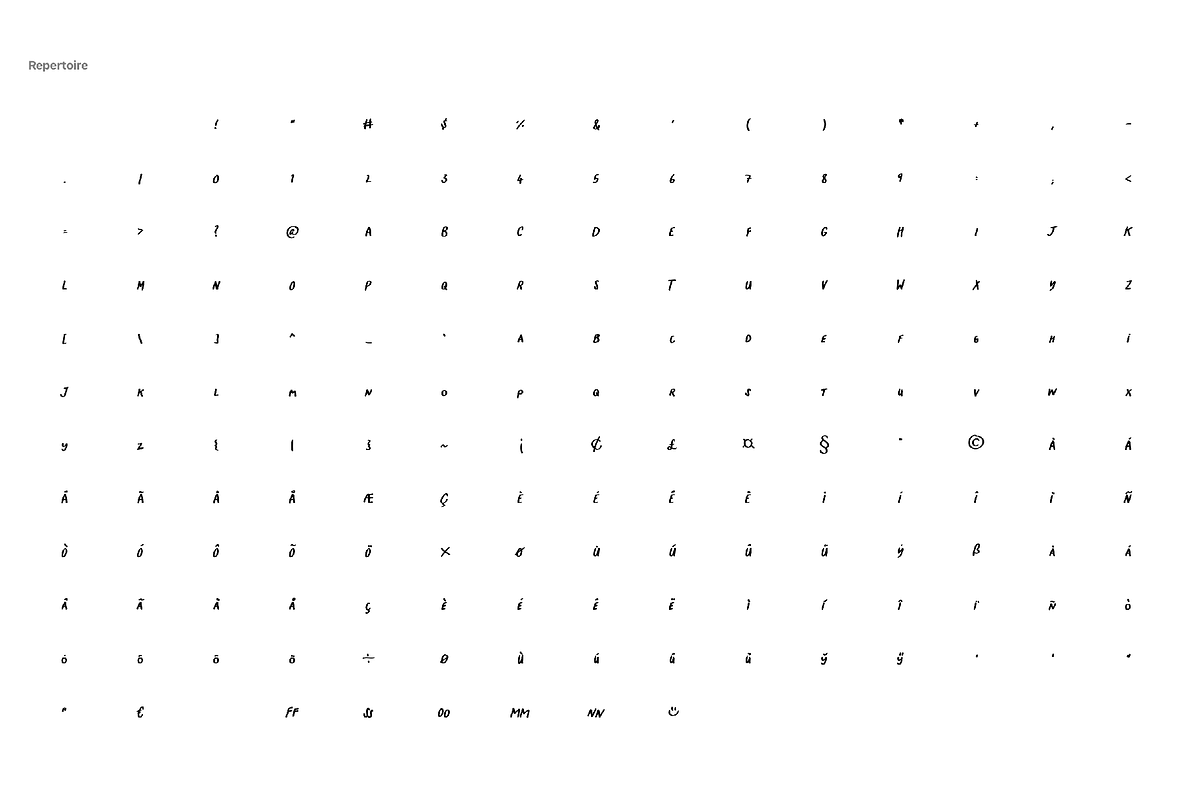 THE STOCKHOLM FONT / handwritten, a Handwritten Font by KruthDesign (Photo 8 of 8)