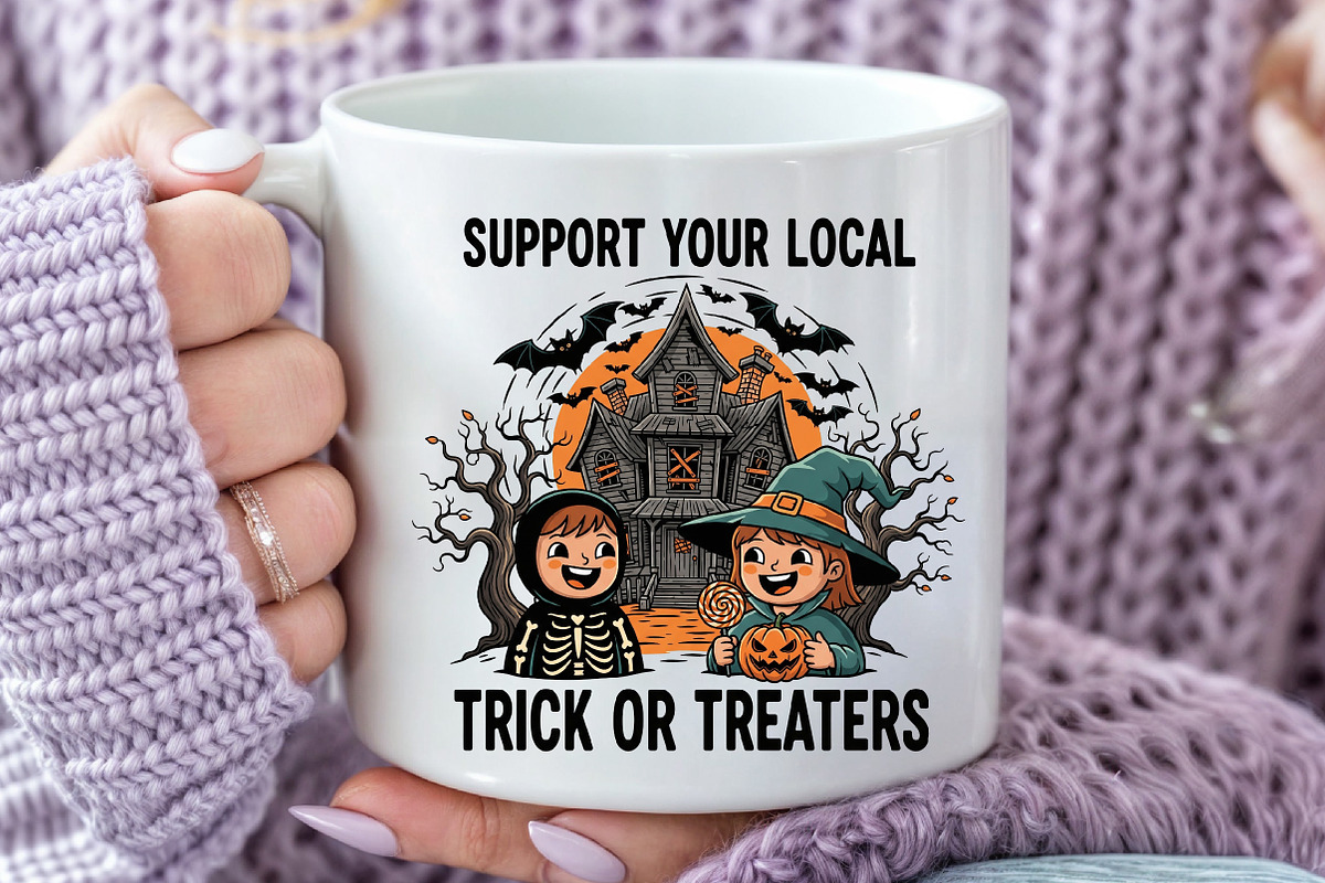 Support Your Local Trick or Treaters, an Illustration by Rose Art (Photo 5 of 5)