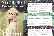 Sotherby Resume CV Collection Word, a Resume Template by Stand Out Shop (Thumbnail 1 of 5)