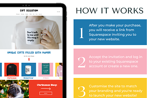 Ecommerce Gift Shop Web Template