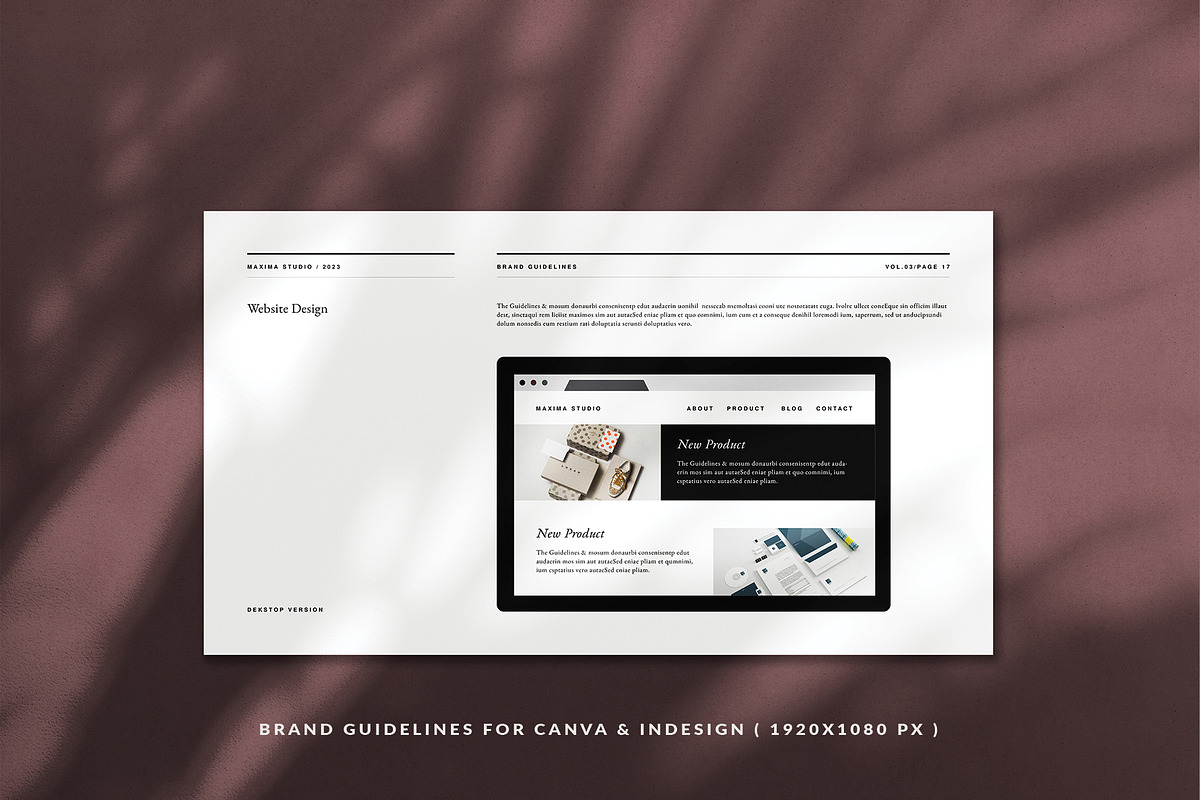 Minimal Brand Guidelines, a Presentation Template by Occy Design (Photo 2 of 9)