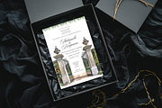 watercolor wedding venue card, an Invitation Template by Isbah_studio (Thumbnail 1 of 22)