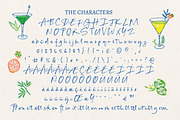 Manhattan Cocktails Handwritten Font, a Handwritten Font by Nicky Laatz (Thumbnail 15 of 15)