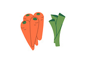Healthy groceries, vegetables set, a Food Illustration by Good Studio (Thumbnail 3 of 6)
