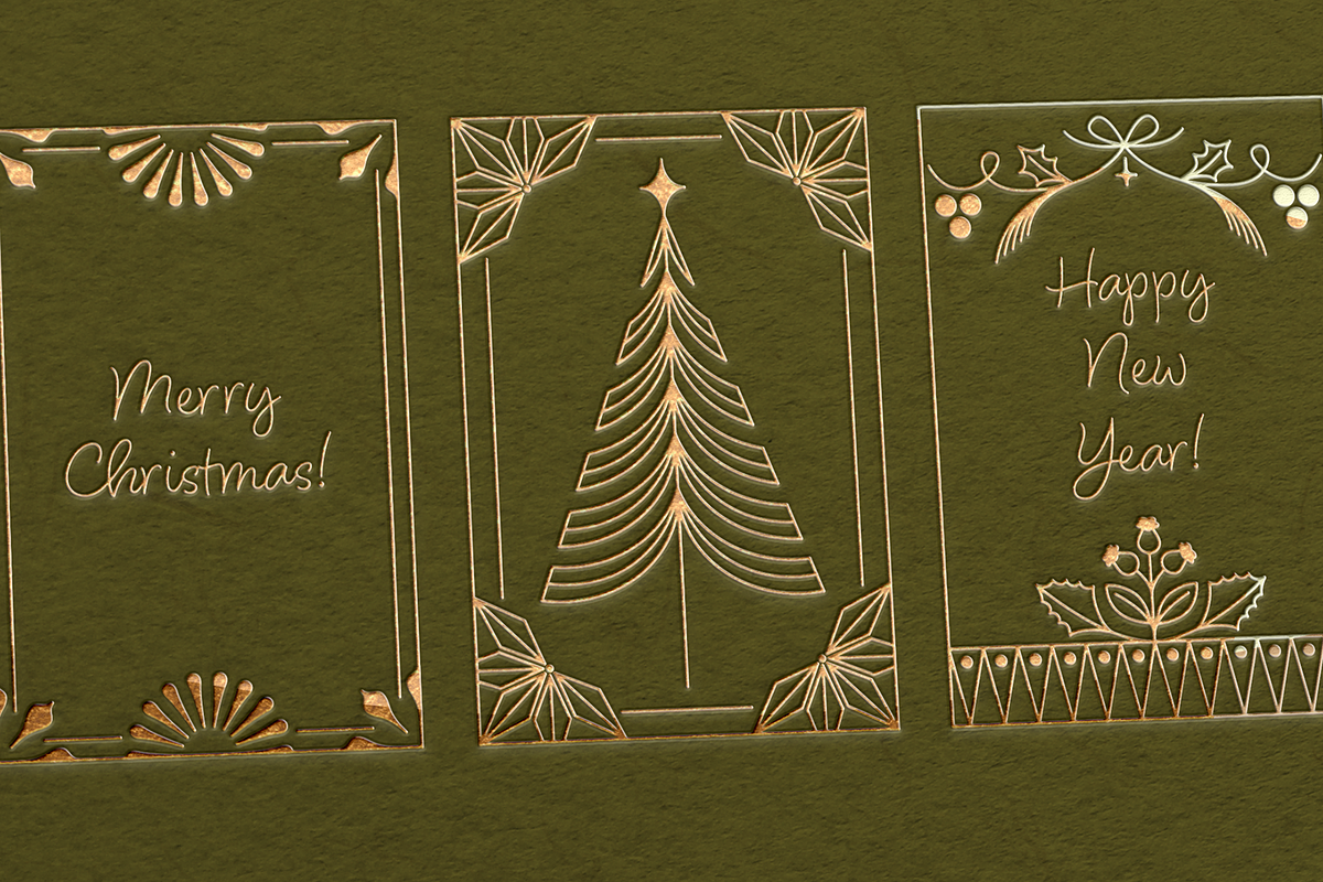 Christmas linear design elements, an Object Graphic by venimo (Photo 11 of 12)
