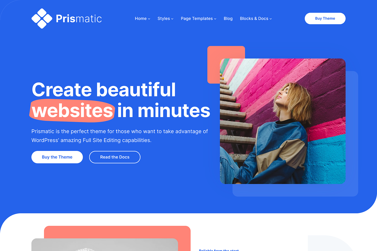 Prismatic - Creative Agency, a WordPress Template by IntellaSoft (Photo 5 of 11)