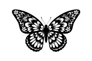 Butterfly Silhouette SVG Bundle, an Illustration by Gaye Art (Thumbnail 21 of 31)