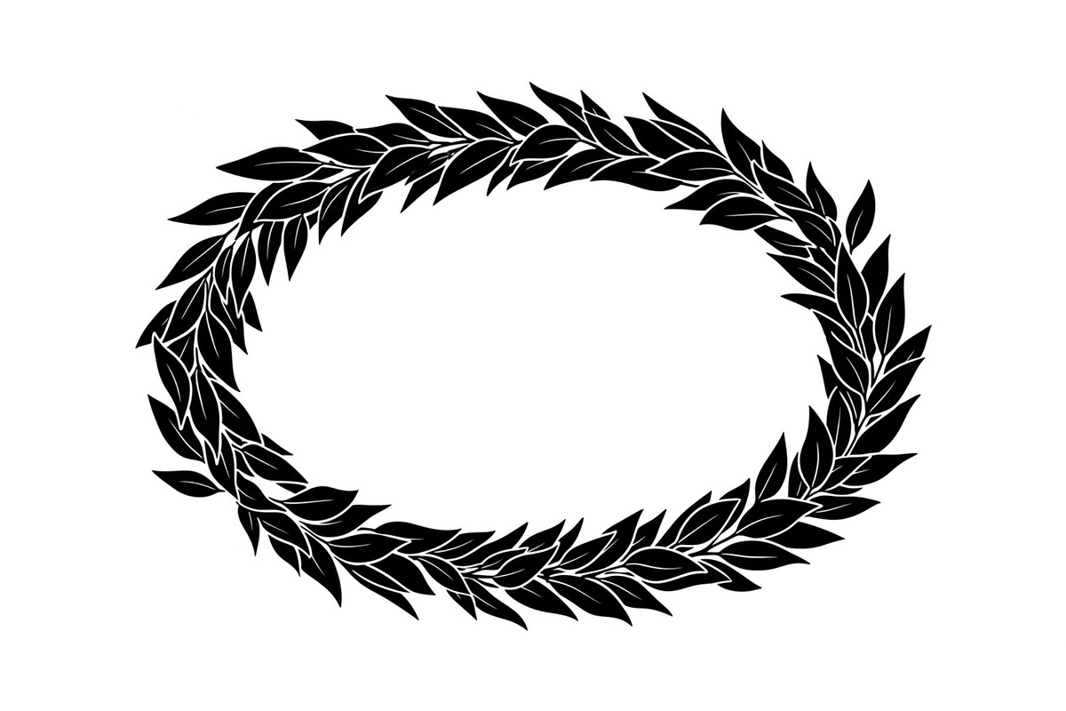 Botanical Oval Wreath Frame Bundle, an Illustration by Designer_Momina (Photo 38 of 51)