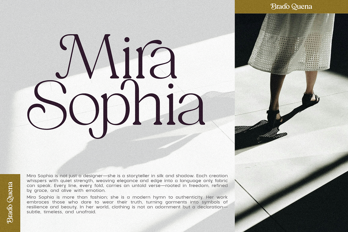 Brado Quena, a Serif Font by Sign Studio (Photo 2 of 15)