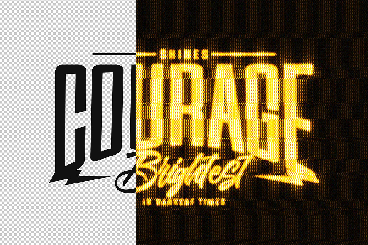 CRT Screen Text & Logo Effect, a Layer Style Add-On by Design Squad (Photo 3 of 4)