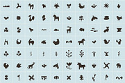 Ethnic Folk - 70 Vector Shapes, an Object Graphic by line & plane (Thumbnail 3 of 8)