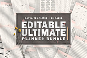 Planners Bundle Canva, a Stationery Template by Graphic Fabrica (Thumbnail 1 of 6)