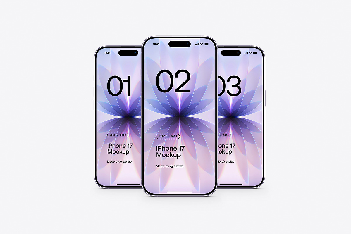 iPhone 17 - 24 Mockups Scenes, an iPhone Mockup by Asylab (Photo 16 of 61)