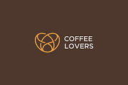 Coffee Beans Logo Love Heart, a Branding & Logo Template by Signatoro (Thumbnail 2 of 3)