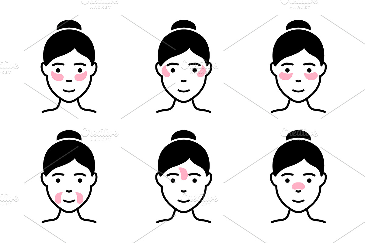 Girl with Different Method Icons, a Person Illustration by Vector Creator