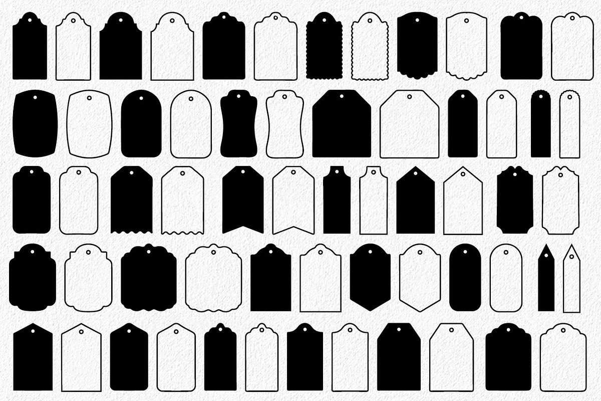 200 Tags and Labels SVG Bundle, an Illustration by OldMarket Designs (Photo 3 of 5)