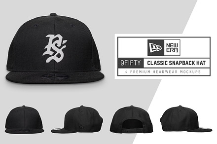 New Era 9Fifty Classic Snapback Hat, a Hat Mockup by Pixel Sauce™