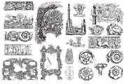 Vintage Architecture Design Elements, an Illustration by Vertigo Creative Products (Thumbnail 3 of 8)