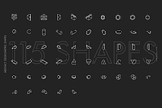 115 Vector Abstract Geometric Shapes, an Object Graphic by ME_COLLAGE (Thumbnail 6 of 12)