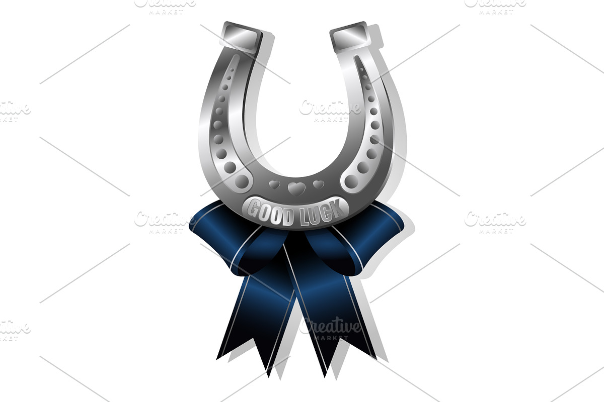 Gold, Silver and Bronze Horseshoes, a Decorative Illustration by PsychocheArt (Photo 3 of 4)