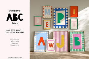 Joyful ABC Poster Prints