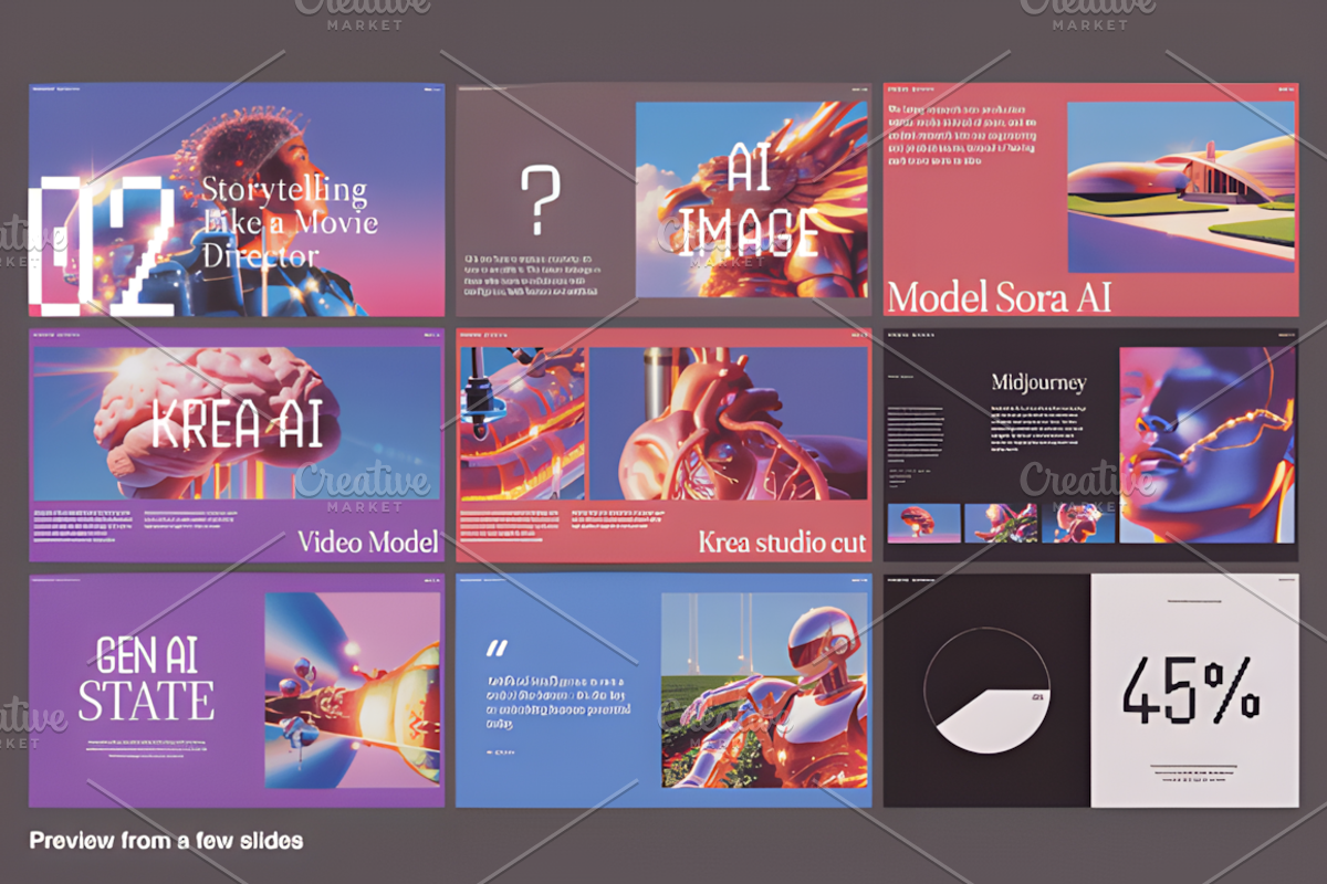 Gen AI Presentation Keynote, a Presentation Template by Ink Gallery (Photo 3 of 4)