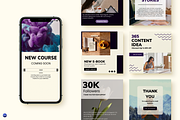 50 Modern Instagram Post Templates, a Social Media Template by Kay Designs (Thumbnail 4 of 6)