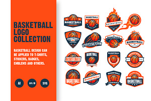 16 logo basketball, a Branding & Logo Template by grindstudio