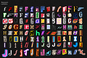 Ransom Note Letters, an Object Graphic by Presets store (Thumbnail 3 of 9)