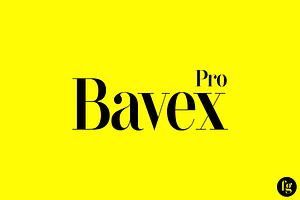 Bavex Pro Font