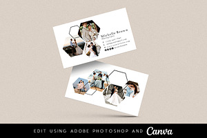 Photo Business Card Template BC011