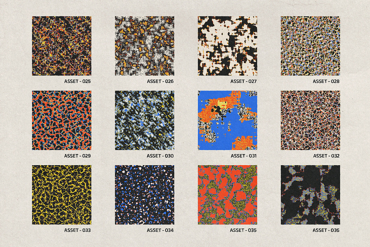 Microscopic Seamless Patterns, a Pattern Graphic by Vanzyst