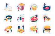 Unique Isometric Icons Pack, an Outline Icon by alexdndz (Thumbnail 11 of 21)