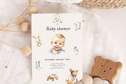 Baby Shower Watercolor Clipart, a Decorative Illustration by Sunshine Art (Thumbnail 12 of 15)