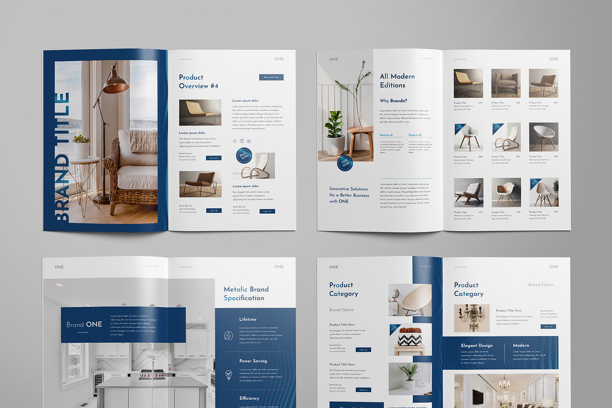Catalogue Template | 20 Pages, a Brochure Template by BrochuresFactory (Photo 2 of 7)