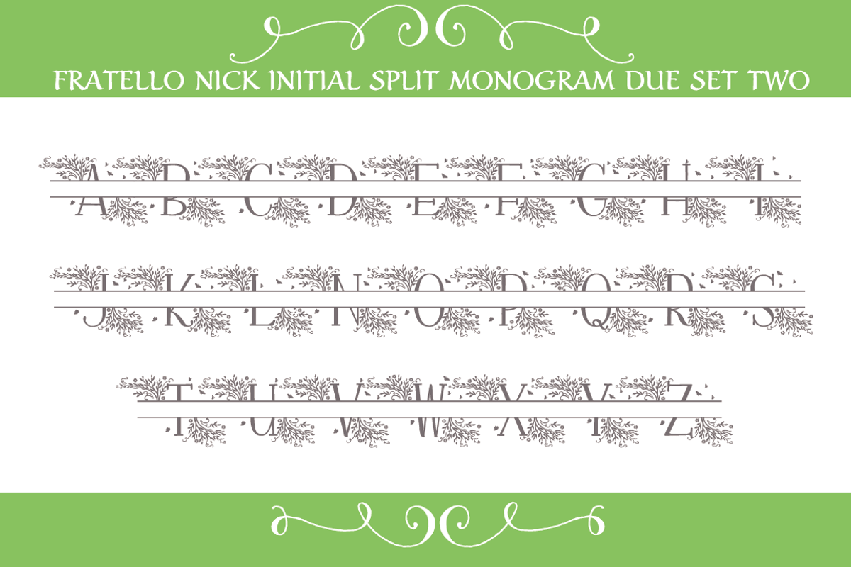 Sale-Fratello Nick Split Monogram 3 preview 4