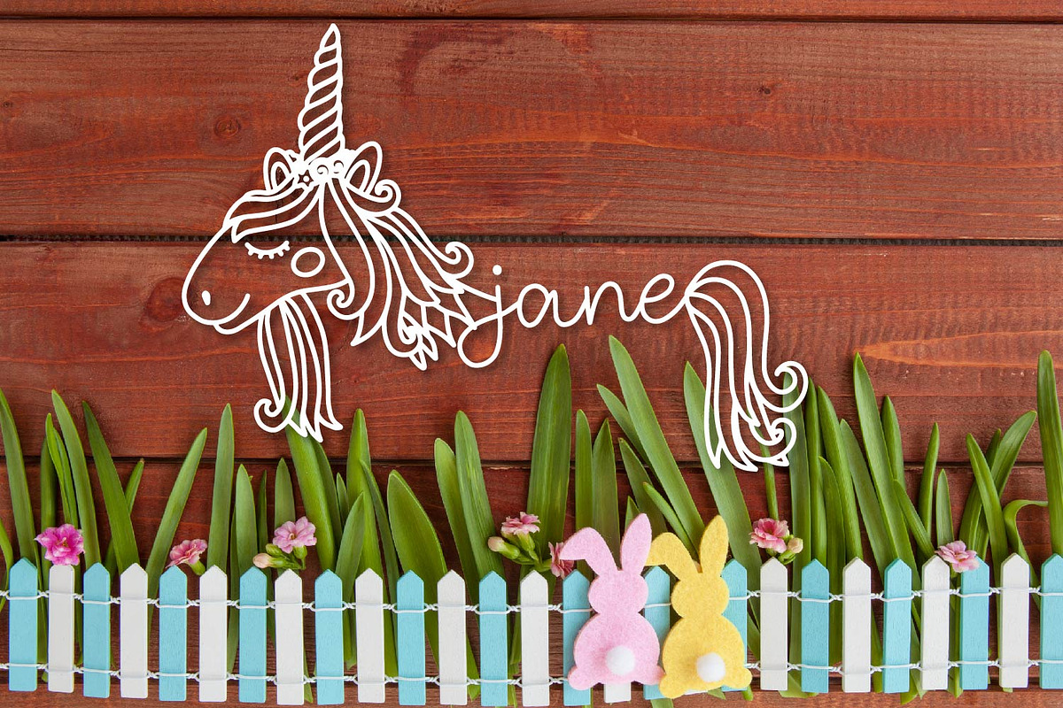 Unicorns - A Unicorn Name Maker Font preview 5