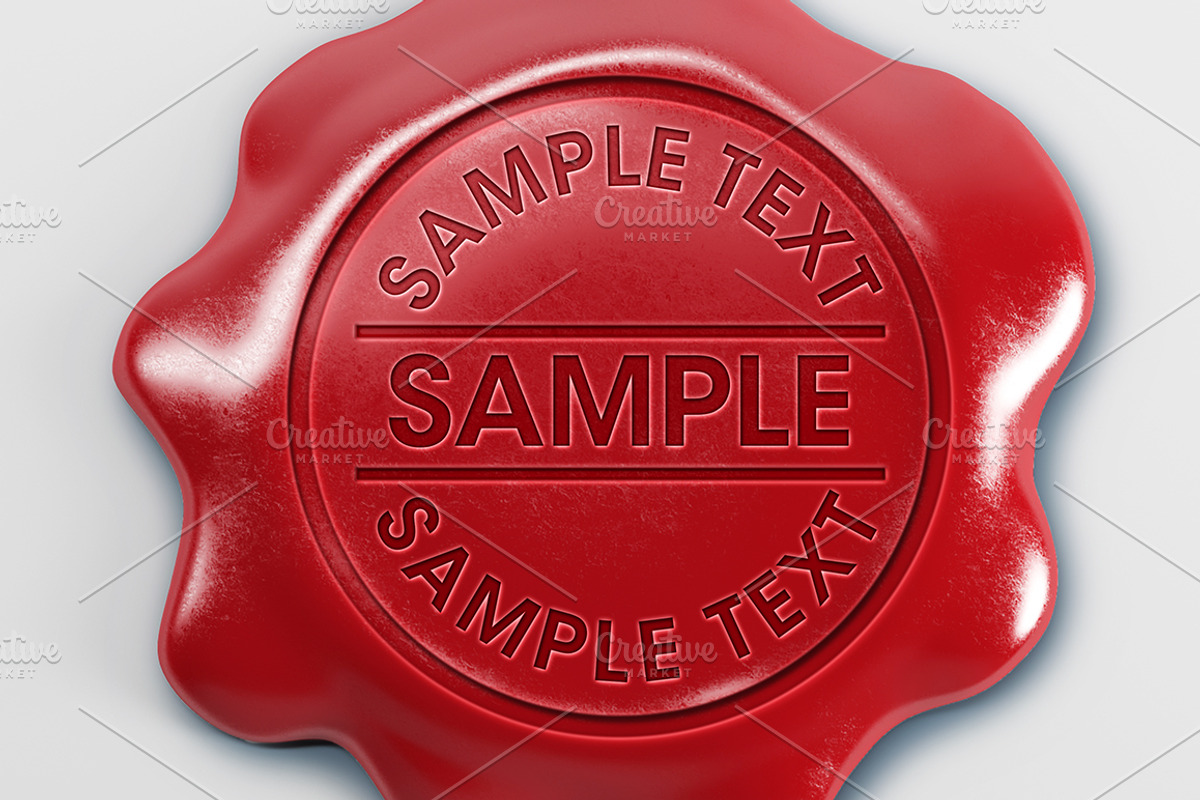 Wax Seals Mock-up, a Packaging Mockup by graystudio (Photo 7 of 7)