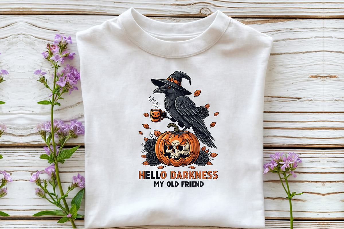 Raven Crow Coffee Halloween, an Illustration by DreamCafeArt (Photo 5 of 7)
