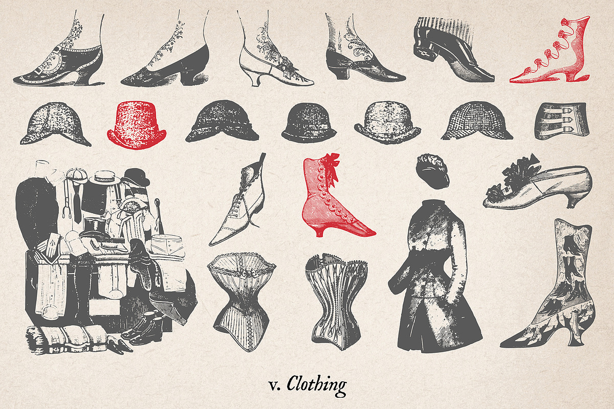 146 Vintage Illustrations, an Object Illustration by Polymath (Photo 11 of 14)