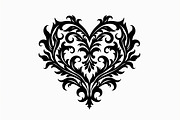 Vintage Heart Vector Design, an Illustration by Creativeshirt (Thumbnail 6 of 21)